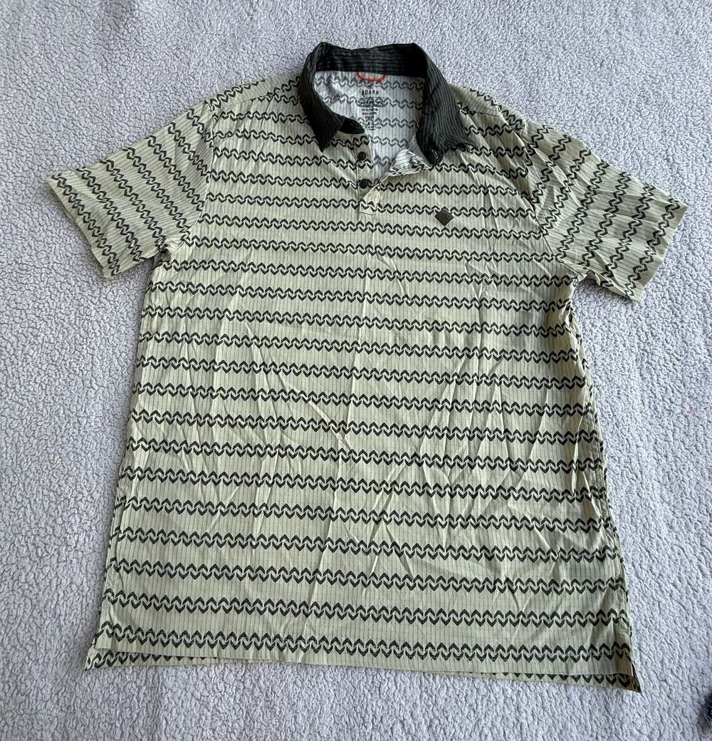 Roark Men's Bless Up Breathable Stretch Polo Shirt